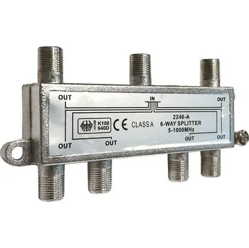 Anténní zesilovač Anténní rozbočovač FV6 CLASS A