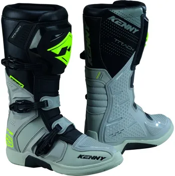 KENNY RACING SHOES CROSS/ENDURO TRACK T2 GREY/NEON YELLOW FLUO VELIKOST 47