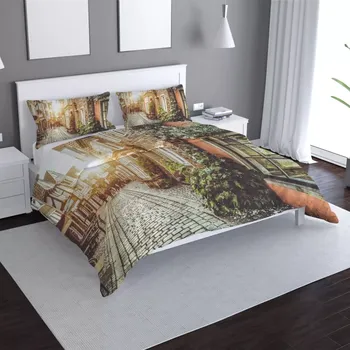 Povlečení Sablio Povlečení Městská ulička - 140x200 / 90x70