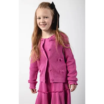 Dívčí oblečení Dětský kardigan Coccodrillo ZC5172201AGK růžová 43X, vel. 92