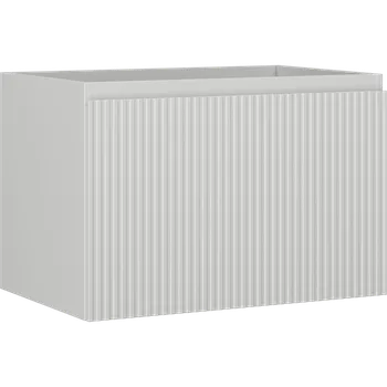 Koupelnový nábytek Mexen Rivel koupelnová skříňka pod umyvadlo 70 cm, 1 zásuvka, drážkovaná, šedá mat - 91A20-07047-1-BF62 Koupelnové skříňky