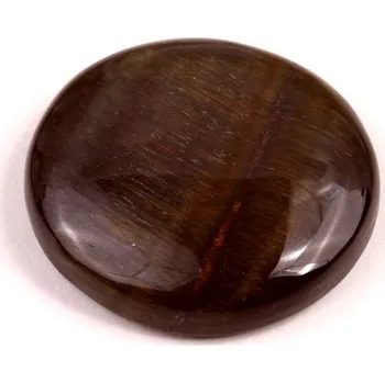 Přírodní kámen Kabošon Hawks Eye č.7755 (25x6mm)