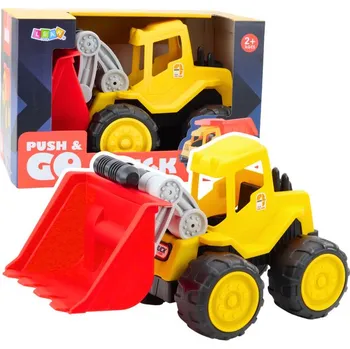 Hračka na písek Bagr pro děti na písek, stavební vozidlo, žlutý