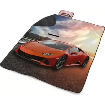 deka Sablio Plážová deka Sportovní auto 3: 200x140 cm