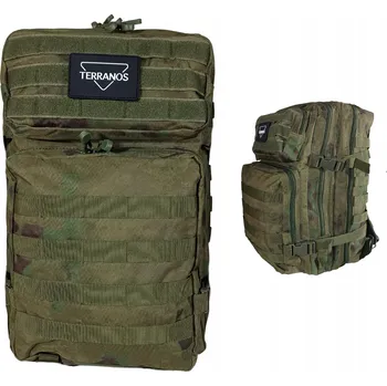 turistický batoh Batoh taktický vojenský 45l turistický městský EMR TERRANOS BLACKWOLF