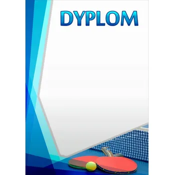 Obálka DYP 285 - OBÁLKA NA DIPLOM - Papírový diplom 150g, formát A4 - STOLNÍ TENIS