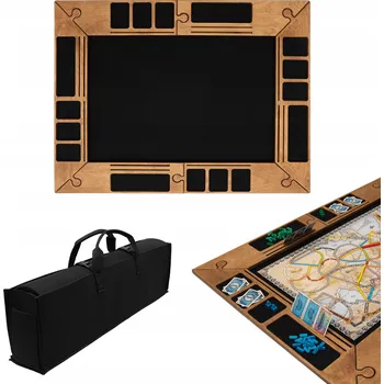 Příslušenství k deskovým hrám Skládací modulární stůl na deskové hry, organizér pod desky s podložkou