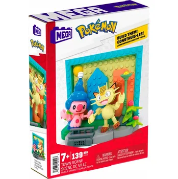 ostatní stavebnice MEGA CONSTRUX STAVEBNICE 145 dílů POKEMON SOUBOJ POKÉMONŮ HTJ03