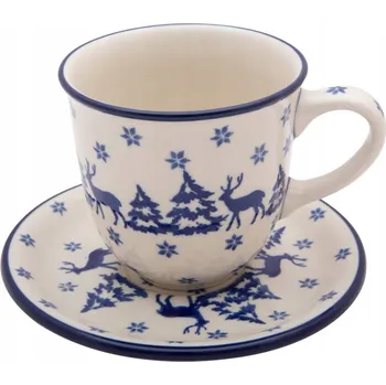 300 ml ŠÁLEK s podšálkem SOB Bolesławiec