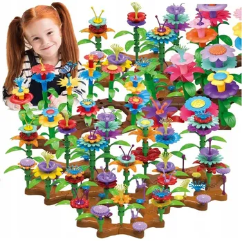 ostatní stavebnice Stavební Stavebnice na zahradní květiny 14 8 dílů