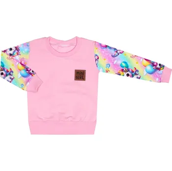 Mikina bez kapuce - Jednorožci párty Velikost: 62