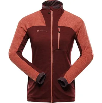 Dámské oblečení mikina dámská ALPINE PRO ONNECA 3 rychleschnoucí oranžovo/červená