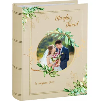 Fotoalbum Album na svatební zasouvací fotografie 300 fotografií Vazba s potiskem na svatba
