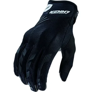 Cyklistické rukavice KENNY RACING RUKAVICE D3O TITANIUM BLACK BARVA ČERNÁ VELIKOST XL (11)