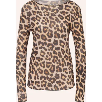 Dámské tričko Grace Dámské Tričko S Dlouhým Rukávem, béžová / hnědá, 42