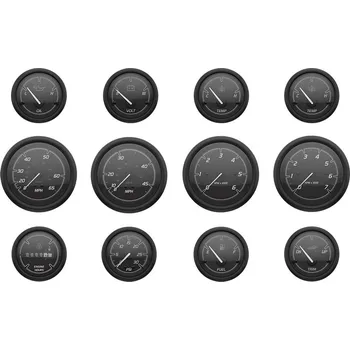 Lodní motor Original Mercury Sport Black Face Black Bezel Varianta: WATER TEMP C-H (120-240)