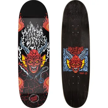 Skateboardová deska Skate deska Santa Cruz Skateboards Stranger Things Hellfire Club Flames 9.00 9.0"/32" 2025 - Odesíláme do 24 hodin