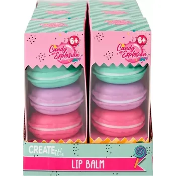 Péče o rty balzám na rty makronky candy 3 ks create it!