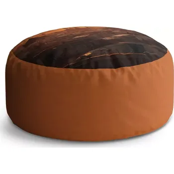 Taburet Sablio Taburet Circle Barcelona Night Skyline: 38x48 cm