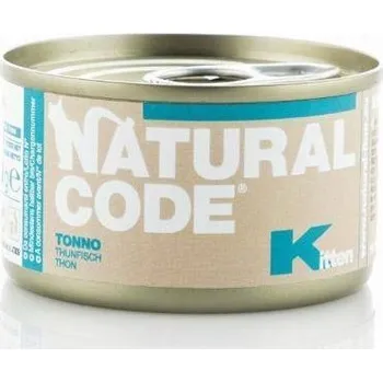 Krmivo pro kočku Natural Code Kitten Tuňák 85g konzerva