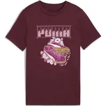 Dětské triko PUMA GRAPHIC SNEAKER TEE G 68849696 RUBY SHIMMER 176