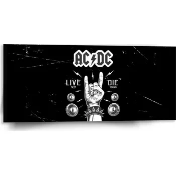 Obraz Sablio Obraz ACDC Live fast, die young - 110x50 cm
