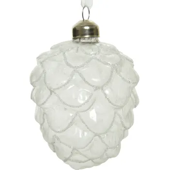 Vánoční dekorace Vánoční Koule zdobená vánoční koule 10 cm 1 ks