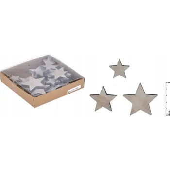 Vánoční dekorace MFP DEKORACE DŘEVĚNÉ OZDOBY VÁNOČNÍ SVÁTKY 22 KS