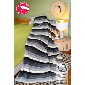 deka Deka Unia bavlna 150 cm x 200 cm šedá