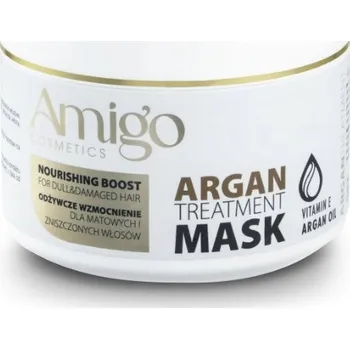 Vlasová regenerace AMIGO Argan | Vyživující maska na vlasy 250 ml