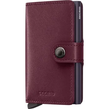 Peněženka Kožená peněženka SECRID Miniwallet Original Cranberry vínová