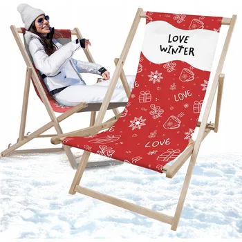 Zahradní lehátko Allbag vícebarevné dřevěné Lehátko