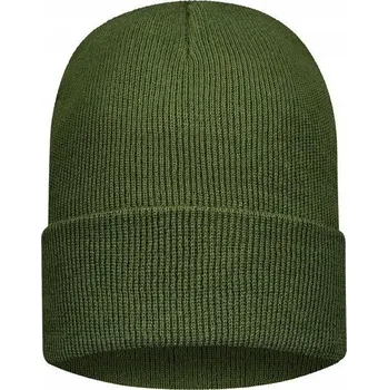 Čepice ZIMNÍ ČEPICE 100% AKRYLOVÁ PŘÍZE S OHRNUTÍM KHAKI