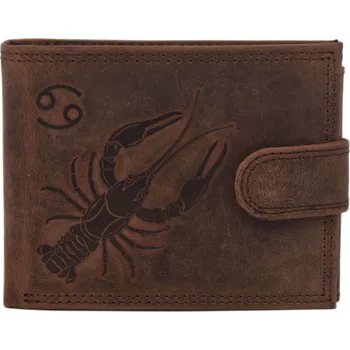 Peněženka Pánská peněženka MERCUCIO světlehnědá embos rak 2911927
