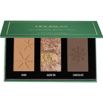 Oční stíny Douglas Collection - Make-Up Glorious Eyes Trio Shades Palette Oční stíny Světle hnědá unisex