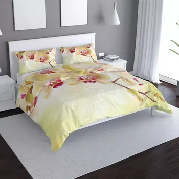 Povlečení Sablio Povlečení Orchidej 2 - 140x220 / 90x70