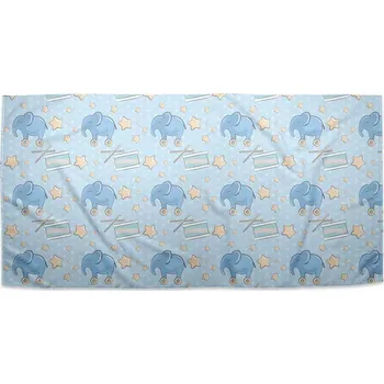 Osuška Sablio Ručník Bubny a sloni - 30x50 cm