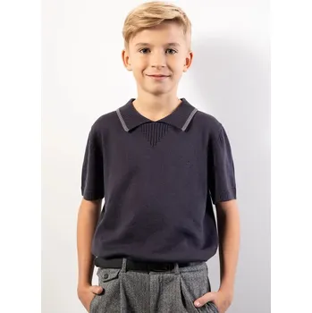 Chlapecké tričko Dětské tričko s bavlnou Coccodrillo tmavomodrá barva, ELEGANT JUNIOR BOY ZC5172101EJB 59X, vel. 128