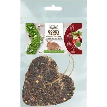 Volný čas LIMARA Plus, s.r.o. Limara Goody Crunch srdce bezobilné - paprika, č.řepa 80g