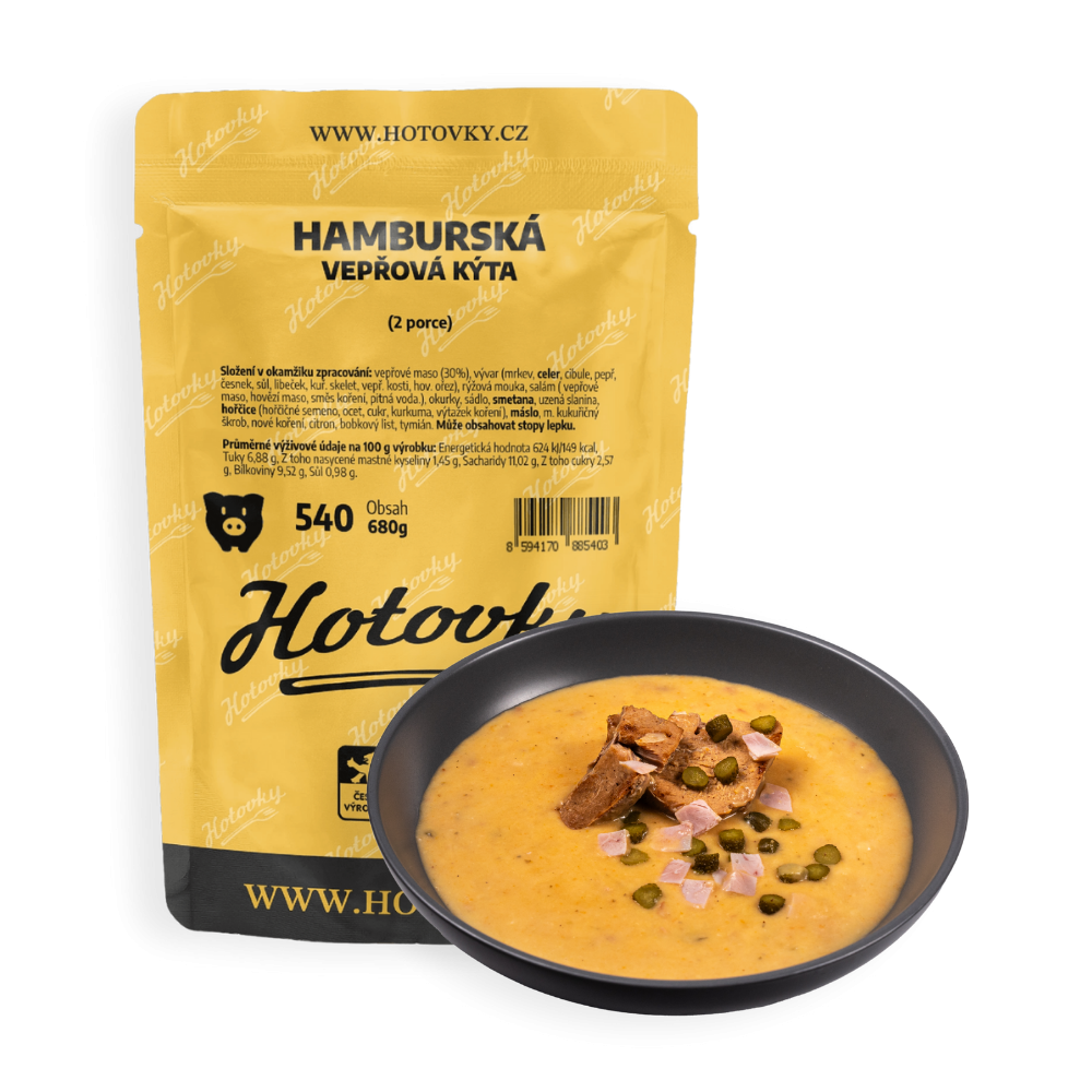 Hamburská vepřová kýta (2 porce)