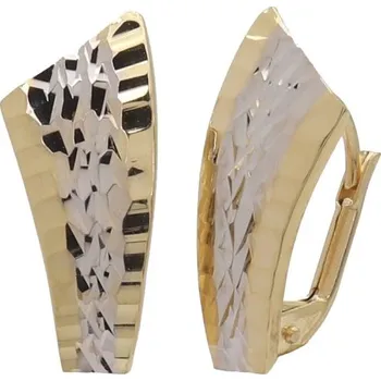 Náušnice Zlaté náušnice z bílého zlata CTK047/5 (585/1000) 1.75 g