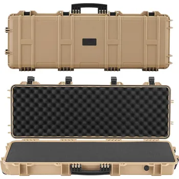 Příslušenství pro sportovní střelbu Vevor Pevné uzamykatelné pouzdro na pušku 1016 mm, molitan, kolečka, IP67