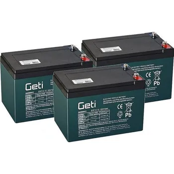 Záložní baterie Baterie olověná 36V / 12Ah GETI bezúdržbový akumulátor Trakční