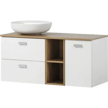 Koupelnový nábytek Koupelnová sestava Möbelpartner Mona 100 cm bílá