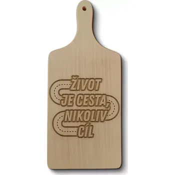 Kuchyňské prkénko Sablio Prkénko Život je cesta, nikoliv cíl