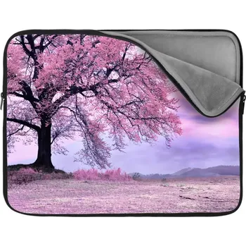 pouzdro na notebook Sablio Obal na notebook Růžový strom - 13"