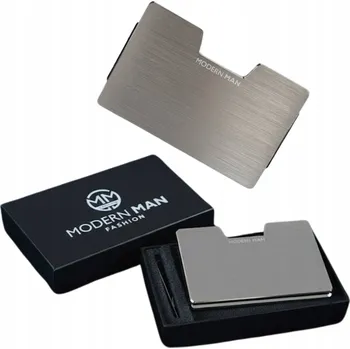 Peněženka Hliníková peněženka stříbrná - unisex