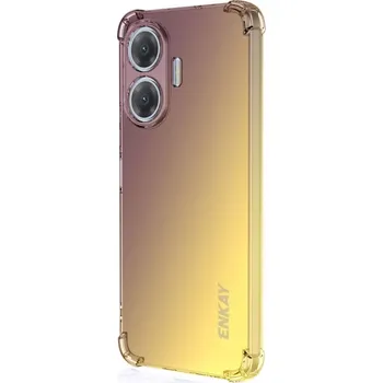 Pouzdro na mobilní telefon IMAK 112637 ENKAY GRADIENT Ochranný kryt pro Xiaomi Poco F7 PURPLE GOLD