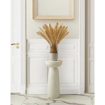 umělá květina Umělá rostlina v květináči zlatá syntetický materiál 70 cm areca palma umělé dekorace doplněk interiér Beliani