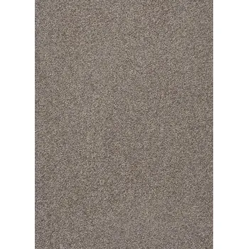Koberec Breno Metrážový koberec FINESSE 76 taupe hnědá, šíře 400 cm, Hnědá